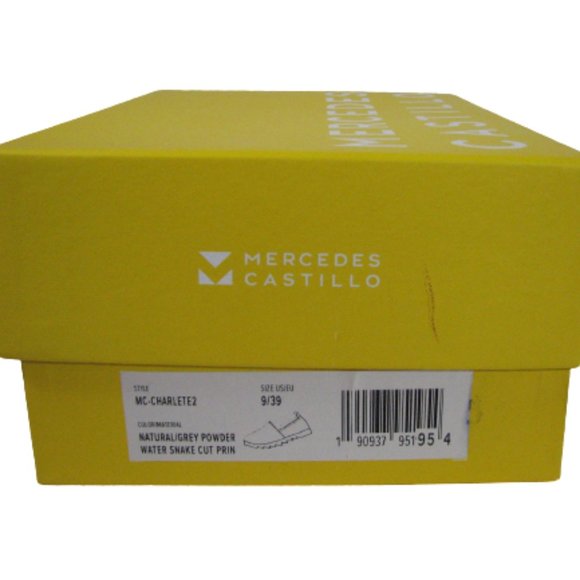 Mercedes Castillo Charlete2 Snake Print Slip On 9 Women Loafer Shoes Leather NEW - Picture 8 of 9